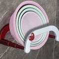 thumbnail image 2 of Hxlamzoo Foldable Pot Lid Holder - Space Saving Kitchen Organizer with Collapsible Design for Countertop Storage, Drying Rack for Cookware Accessories (Red), 2 of 6