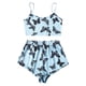 thumbnail image 1 of Pijamas con estampado de setas para mujer, ropa de dormir con cuello en V, sin mangas, Sexy, Y2k, traje de casa, 1 of 4