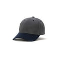 thumbnail image 2 of TopHeadwear Adjustable Baseball Cap - Dark Grey/Navy, 2 of 2