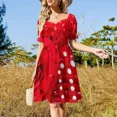 thumbnail image 3 of Spanish Flamenco Sleeveless Dress elegant dresses plus sizes dress women summer 2024, 3 of 7