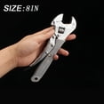 thumbnail image 1 of Strong Locking Adjustable Wrench, Heavy Duty Tool, Wide Jaw Design, Non-Slip Grip, Corrosion Resistance, Ergonomic Handle, for Professionals/DIY, Multi-Purpose Use, Repair Tool, Durable Akmoler, 1 of 6