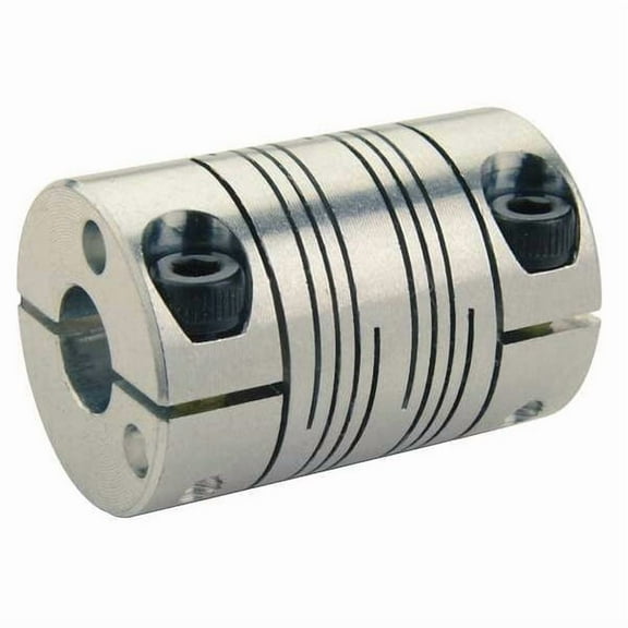 Ruland Coupling,6 Beam Clamp,Bore 1/4 x 1/4 In FCR10-4-4-A