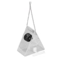 thumbnail image 1 of Smart Bird Feeder, Hanging Bird Feeder Real Time Monitoring Easy Install Weather Resistant Chain Video Recording  for Garden Round,Triangle, 1 of 7