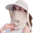 thumbnail image 1 of Sombrero de ala ancha para el sol: gorro de pesca multifuncional con protección UPF 50 para mujer$Gorra para el sol, gorro de pesca con ala ancha, gorro safari con protección solar UV y, 1 of 6