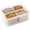 White, variant on Fmxomd 1Pack Divided Veggie Tray with Lid 4 Compartment Stackable Serving Tray Portable Snackle Box Stackable Travel Snack Platters Charcuterie Food Storage Containers for Fruit,Vegetable,Salad