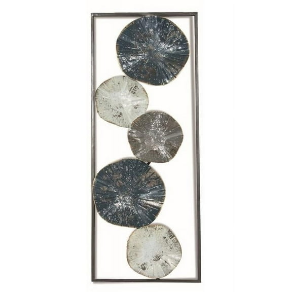 D Multi Color Metal Abstract Wall Decor