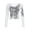 white, variant on Vintage Printed Y2K Graphic T Shirts Women 2000s Aesthetic Kawaii Clothes Autumn Tees Tops Spring Autumn Knitted Shirt Gray M