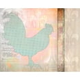 thumbnail image 2 of LightBoxJournal 24x20 Gold Ornate Wood Framed with Double Matting Museum Art Print Titled - Morning Chicken 2, 2 of 4