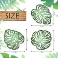 thumbnail image 2 of NOGIS Palm Leaves Wood Wall Decor, 3Pcs Tropical Wall Art Jungle Decor, Wooden Natural Leaves Plant Wall Decor for Home Living Room Kitchen Bedroom Bathroom & Garden (Style B), 2 of 7
