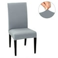 thumbnail image 2 of Dining Chair Slipcovers 4 Pack, Fit Stretch Removable Washable Short Dining Chair Protector Cover for Dining Room, Hotel, Ceremony, Banquet Wedding Party, 2 of 9