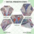 thumbnail image 5 of Women Silk Pajama Sets Causal Outings Fashion Swan Love in Bloom Pattern Home, 5 of 7