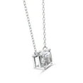 thumbnail image 3 of IGI Certified Lab Grown Diamond Solitaire Pendant Necklace for Women | 8.2X5.8mm Radiant Cut Diamond Necklace with 18 Inch Cable Chain 14K Solid White Gold F-G, VS-SI Quality (1.95 Ctw), 3 of 5