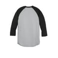 thumbnail image 6 of Sport-Tek Baseball Jersey (YST205) Silver/Black, XS, 6 of 6