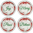 thumbnail image 1 of y Red Ribbon Salad Plates, Set Of 4, 1 of 5
