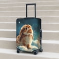 thumbnail image 5 of Starry Sky Cloud Cute Rabbit Luggage Cover Anti Scratch, Elastic Suitcase Protector Suitcase Covers for Luggage Fits 18-32 Inch Luggage, 5 of 5