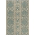 thumbnail image 3 of SAFAVIEH Beach House Kiaran Southwestern Indoor/Outdoor Area Rug Cream/Aqua, 6'7" x 6'7" Square, 3 of 9