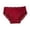 Red, variant on MOJOGO Soft Underwear for Women Ribbed Lace Trim Hipster Briefs with Bow Moisture-Wicking Panties for Everyday Comfort White S