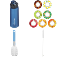 thumbnail image 1 of Botella Deportiva para 900 ML Sin BPA (oscuro) Azul, 1 of 9