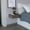 Brown, variant on Wall-mounted end table / Optimal use of limited space