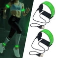 thumbnail image 4 of DYNWAVECA 2Pcs Rechargeable LED Armbands High Visibility Runners Accessories Bracelet Gift Green, 4 of 10