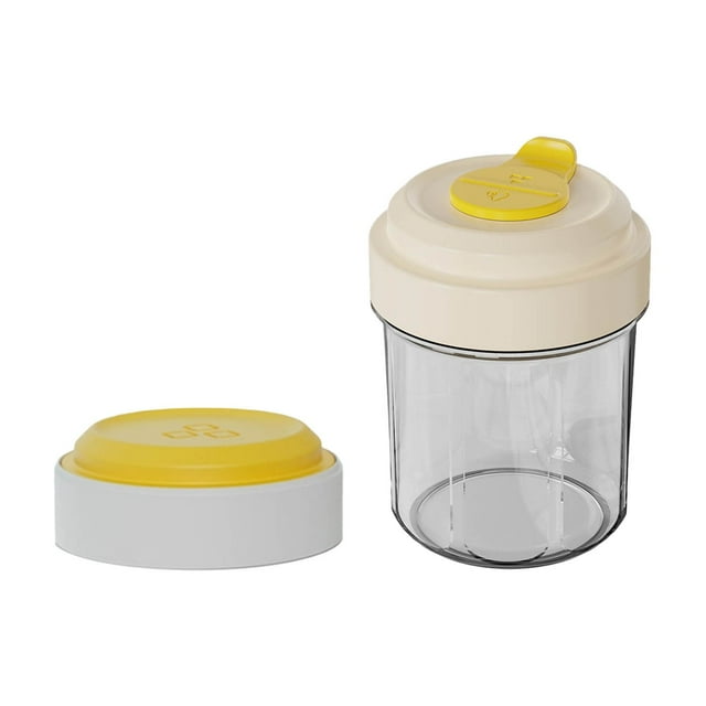 Portable One Ice Coffee Cup with Ice Tray Set Reusable Leakproof Kitchen Outdoor Travel Mug for Cold Brew Iced Drinks