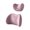Pink, variant on Meitianfacai Car Headrest Lumbar Support Set In Car Driver's Seat Memory Lumbar Support In Car Pillow Neck Protection Pillow Set