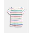 thumbnail image 3 of Wonder Nation Little Girls Tee and Pinafore, 2-Piece Outfit Set, Sizes 4-10, 3 of 3