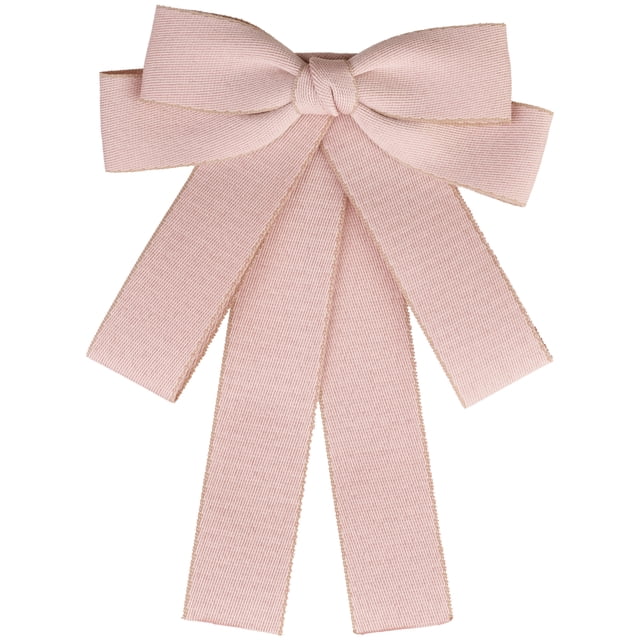 Corbatas de mo?o preatadas INSPIRE CHIC para mujeres con broche de cinta para bodas color rosa
