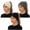 Black/Beige/Grey, variant on 2-Pack Women's Ponytail Beanie Winter Hat – Tail Stretch Cable Knit Cap for Messy High Bun Ponytail Hat