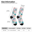 thumbnail image 2 of Rateoe Colorful Cute Pig for Women Casual Calf Socks - Cute Crew Socks - Thin Soft Above Ankle Socks Size 5-11, 2 of 6