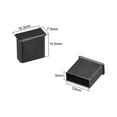 thumbnail image 2 of Tapas de plástico femenino USB 2.0 anti-polvo para puerto USB 2.0 masculino, negras, 10 piezas, 2 of 4