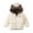 White, variant on Toddler Boys Girls Winter Coat Hooded Jacket Thicken Windproof Zipper Warm Outwear 1-6Y
