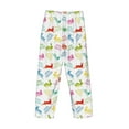 thumbnail image 3 of Vsdgher Happy Easter Rabbit Print Mens Pajama Pants Sleep & Lounge Pants, PJ Bottoms With elastic waistb and Pockets, 3 of 5