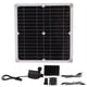 thumbnail image 1 of Kit de bomba de agua solar, fuente de agua, bomba de riego de flores DC12V 22W con panel solar de 100W, 1 of 5