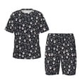 thumbnail image 1 of Fotbe Dog Paw Pijama Estampada de 2 Piezas para Niños – Ropa de Dormir de Manga Corta Cómoda para Niños y Niñas, Camiseta y Shorts de Algodón-Medium, 1 of 6