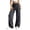 Dark Gray, variant on Olyvenn Women's High Waist Straight Leg Sweatpants, Elastic Drawstring Waist, All-Match Casual Trousers for Daily Wear Dark Gray M