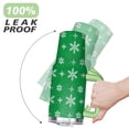 thumbnail image 6 of Green White Snowflakes 40 Oz Tumbler with Handle Lid and Straw Stainless Steel Double Walled Vacuum Insulated Cup Merry Christmas Gifts Tumbler for Women Men Friends Outdoor Indoor, 6 of 6