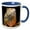 Blue/White, variant on 3drose, Green Iguana Lizard - Na02 Dno0290 - David Northcott, 11oz Mug