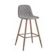 thumbnail image 1 of BANCO MÉRIN BORDADO TELA GRIS METAL/MADERA, 1 of 3