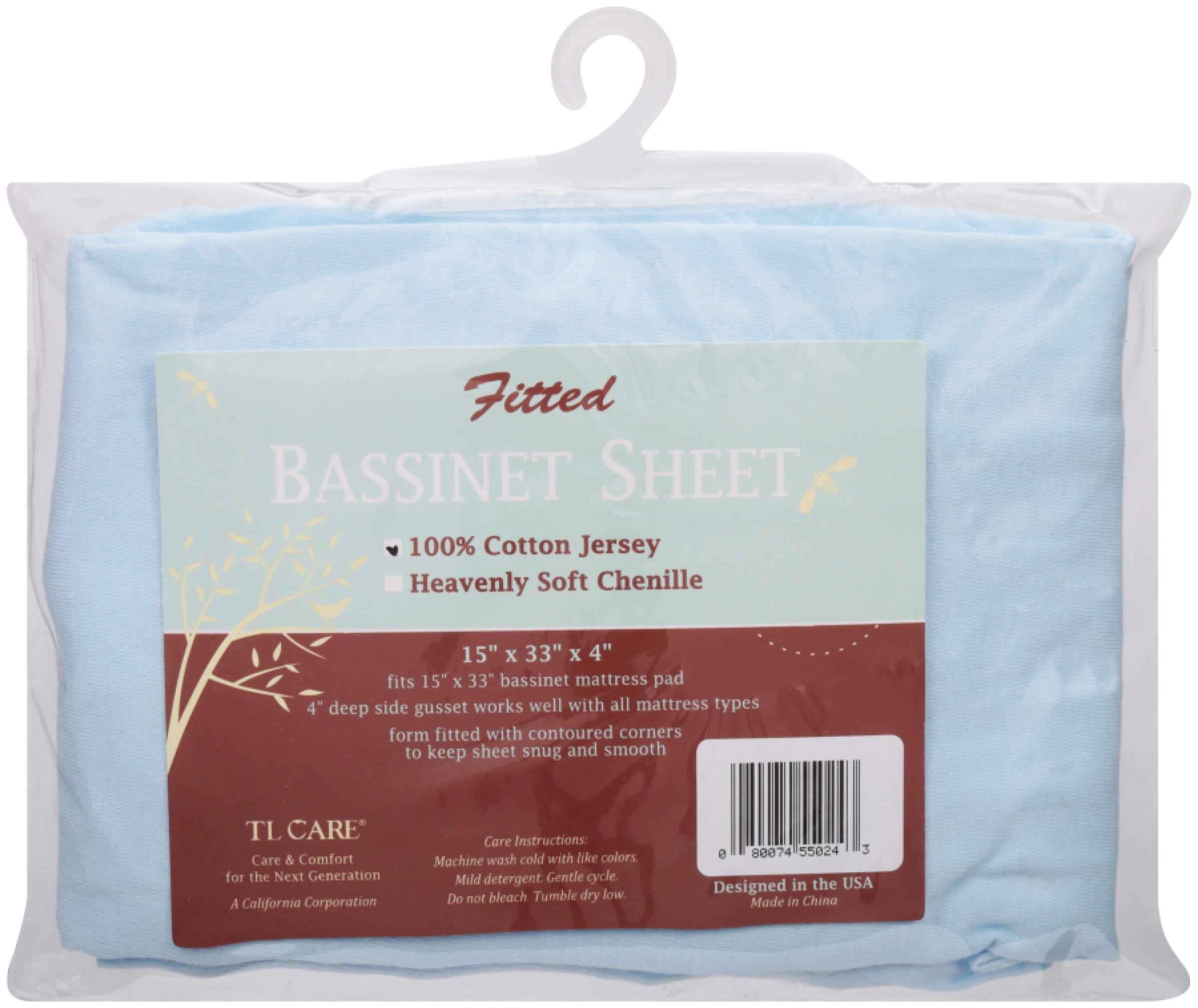 Crib Sheet American Baby Company 100% Cotton Fitted - 52x28 Inch