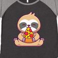 thumbnail image 4 of Inktastic Sloth Pizza Women's Plus Size T-Shirt, 4 of 5