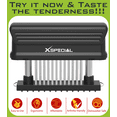 thumbnail image 2 of XSpecial Bold Meat Tenderizer Tool with 60 Stainless Steel Blades, Dishwasher Safe Handheld, 2 of 7
