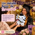 thumbnail image 4 of Peluche de Ajolote de Graduación 30 cm/11.8in, Muñeco Suave con Birrete, Diploma y Banda, Regalo para Graduación, Cumpleaños, Decoración y Colección, 4 of 5