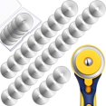 thumbnail image 1 of 9 Packs Rotary Cutter Blades Replacement Blades Compatible with Fiskars Olfa Martelli Truecut Cutter, 1 of 5