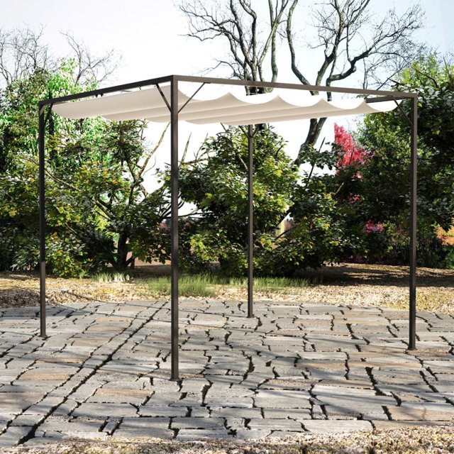 vidaXL Pavillon de Jardin avec Toit Rétractable