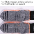 thumbnail image 4 of 2Pairs Ski Socks Merino Wool Thermal Knee High Winter Snowboard Sport Socks Men Women - Blue+Black, 4 of 5