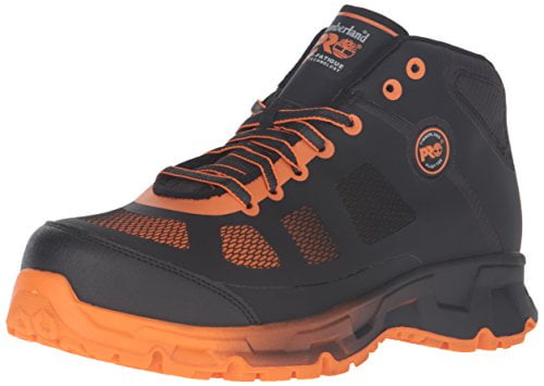 orange and black timberlands