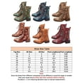 thumbnail image 2 of Audeban Womens Low Heel Ankle Boots Fashion Anti Slip Closed Toe Chelsea Booties, 2 of 2