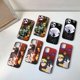 thumbnail image 2 of Funda para teléfono OPPO A9 A5 A71 A3S A5S A12 A12S A12E A15S A15 A53S A92S Naruto Patten cubierta de moda de lujo textura mate TPU carcasa de silicona, 2 of 4