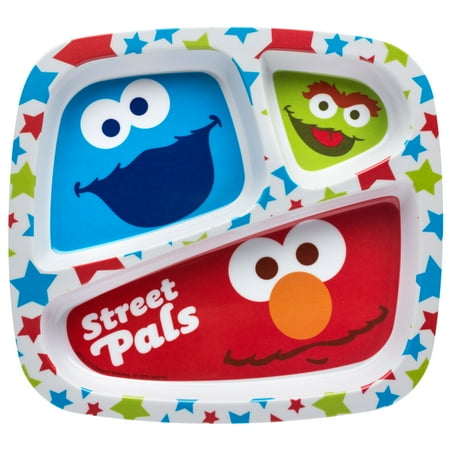 Sesame Street Divided Plates for Kids by Zak!